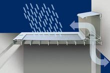 Andeutung einer Belüftung am Element